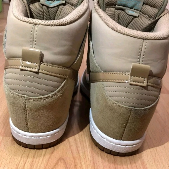 Nike Dunk Sky Hi Wedge brown Desert Camo women siz - Picture 3 of 6